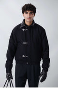 NOIR COLLAR WOOL JACKET