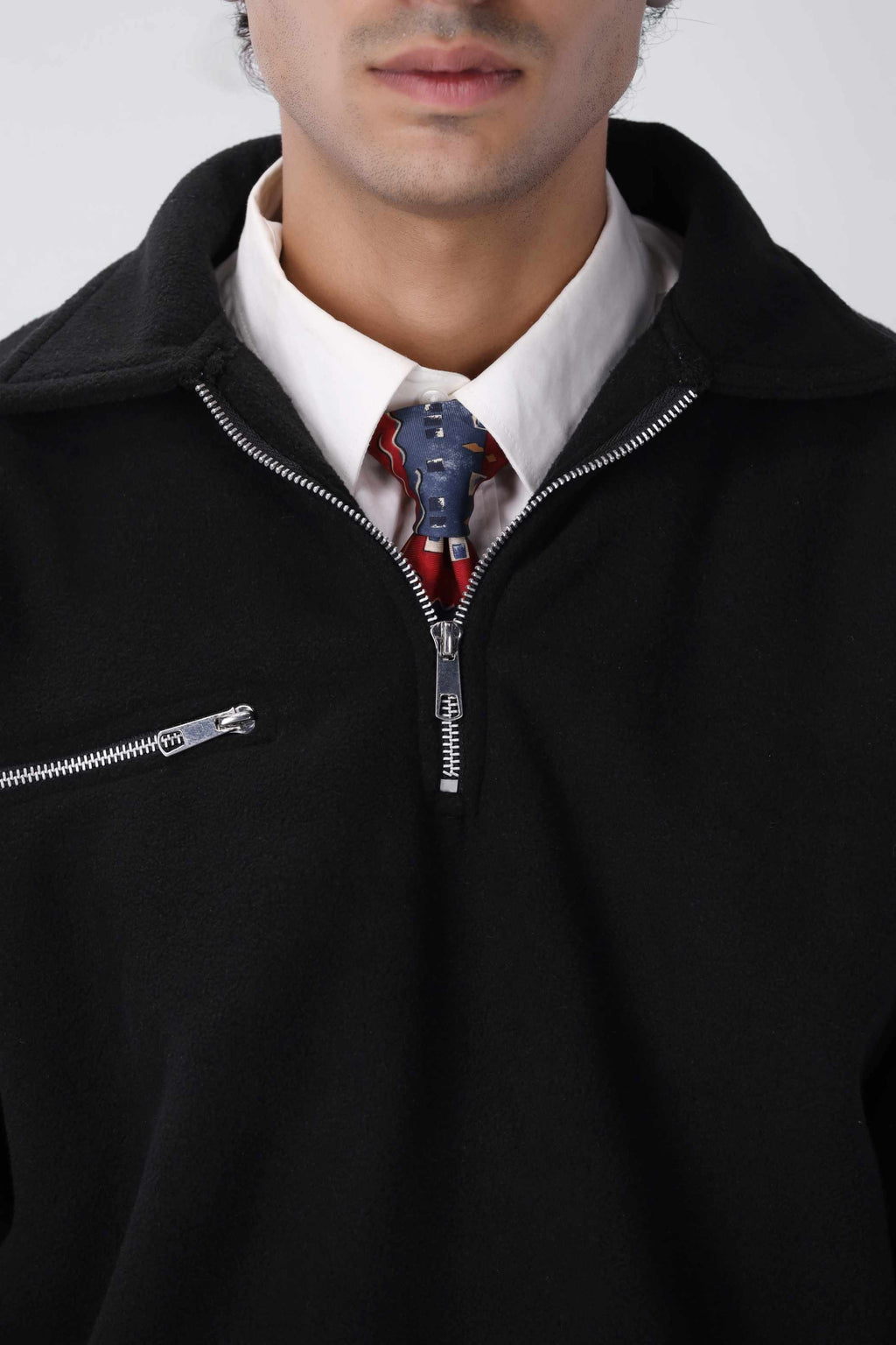 OBSIDIAN QUARTER ZIPPER